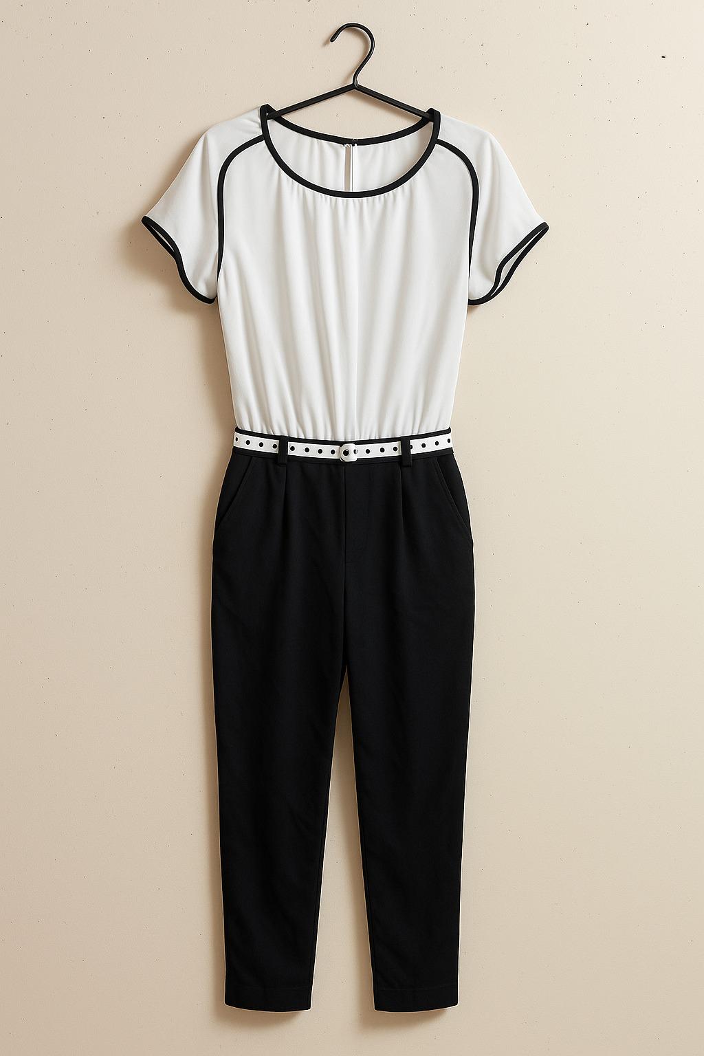 Комбинезон Vero Moda 301700ПП р. 38 Черно-белый