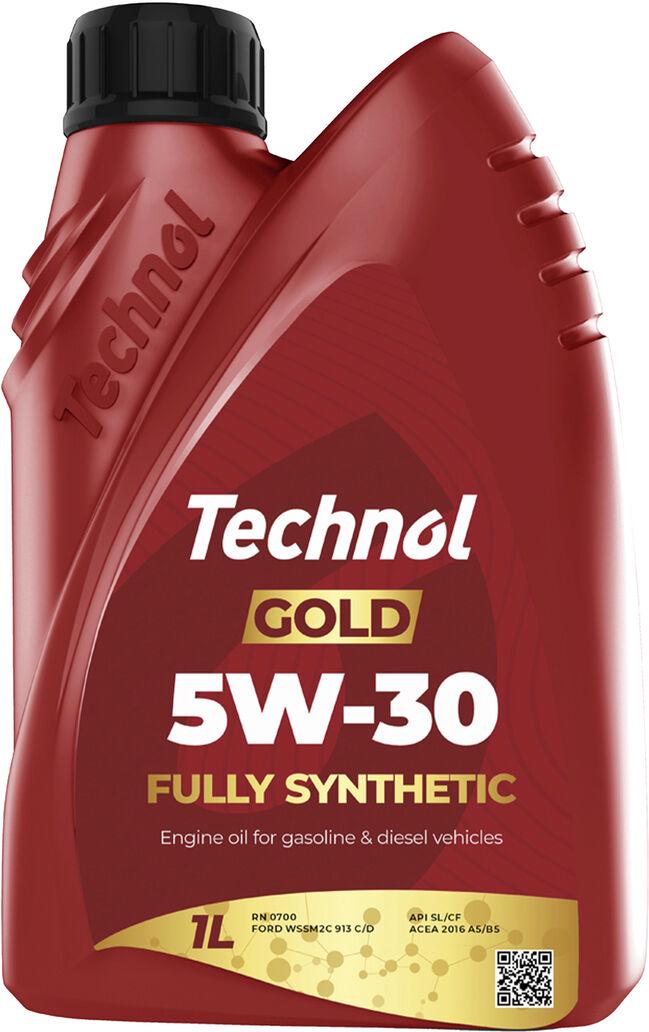 Моторне мастило бензин/дизель Technol 5W-30 1 л Gold