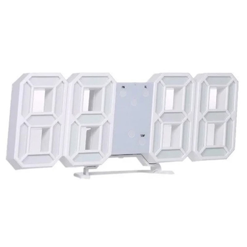 Часы настольные VST LY-1089 LED подсветка White (tf6980)