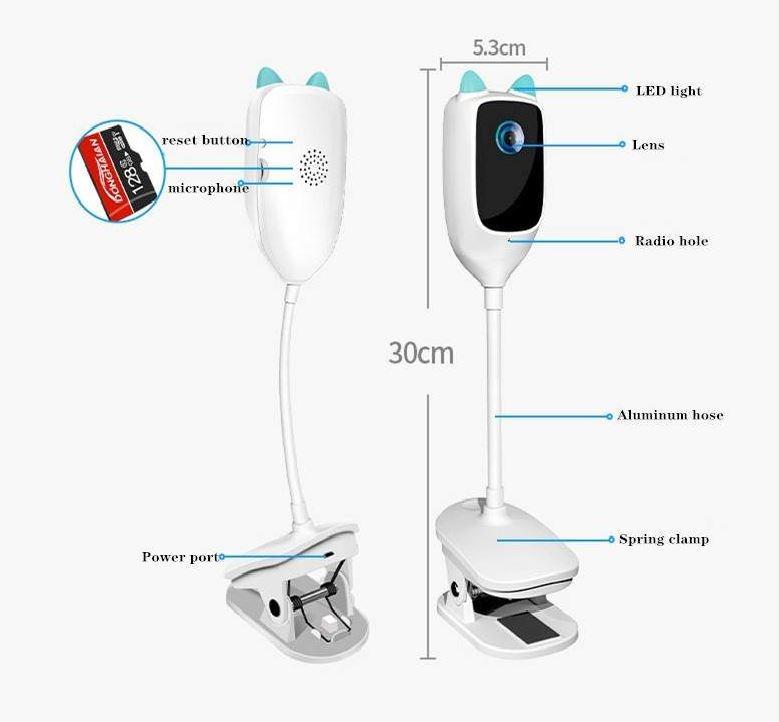 Розумна відеоняня Xiaovv SMART WIFI C1з датчиком руху з двостороннім зв'язком - фото 6 Розумна відеоняня Xiaovv SMART WIFI C1з датчиком руху з двостороннім зв'язком - фото 6