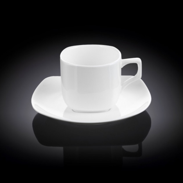 Чашка чайная с блюдцем Wilmax 200 мл (993003)