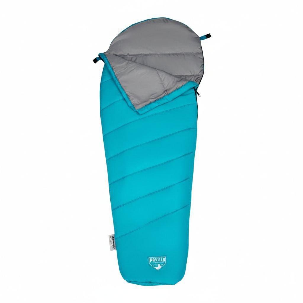 Спальний мішок Bestway 68102 220-75-50 см наповнювач hollow fibre 170 г/м2 Синій (31567312)