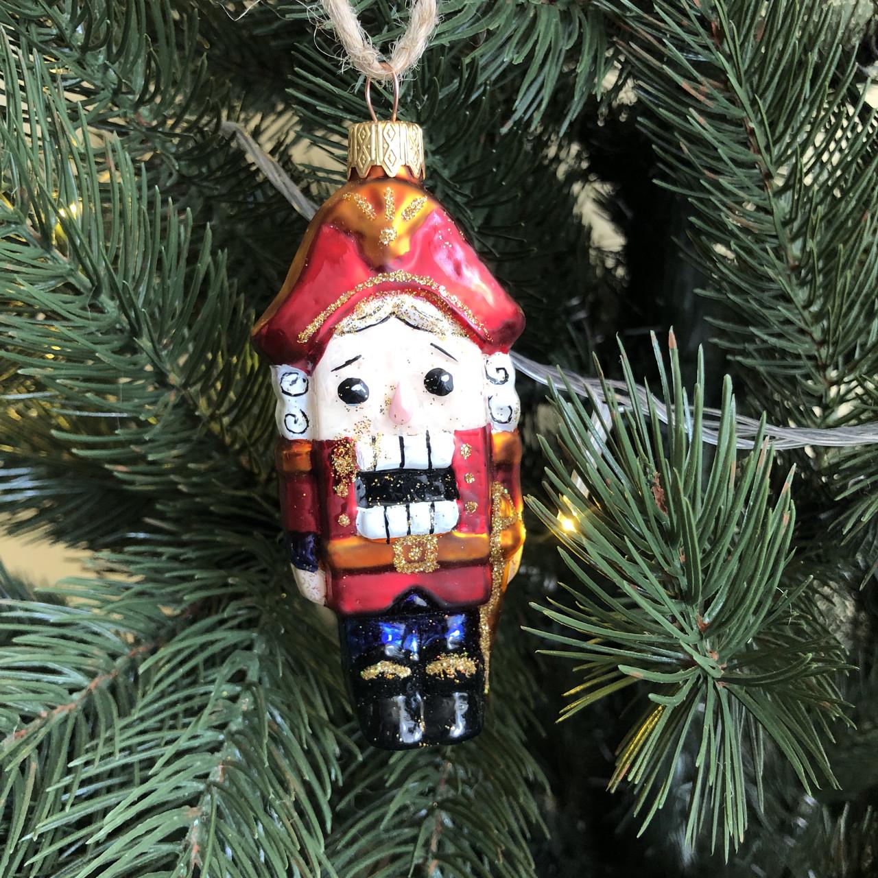 Игрушка елочная Щелкунчик формованная