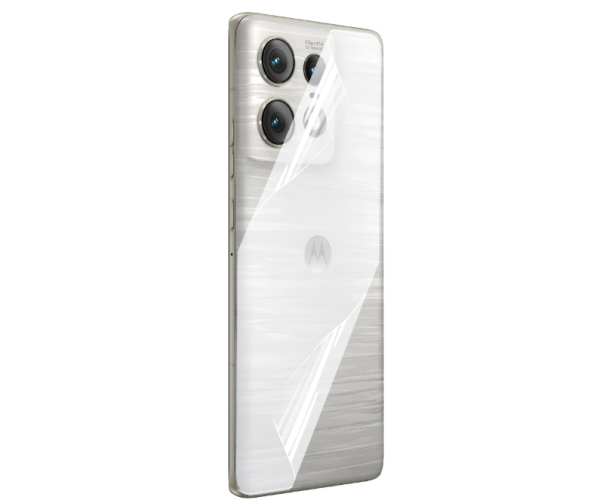 Противоударная гидрогелевая пленка Hydrogel Film для Motorola Edge 50 Pro на заднюю панель, Transparent