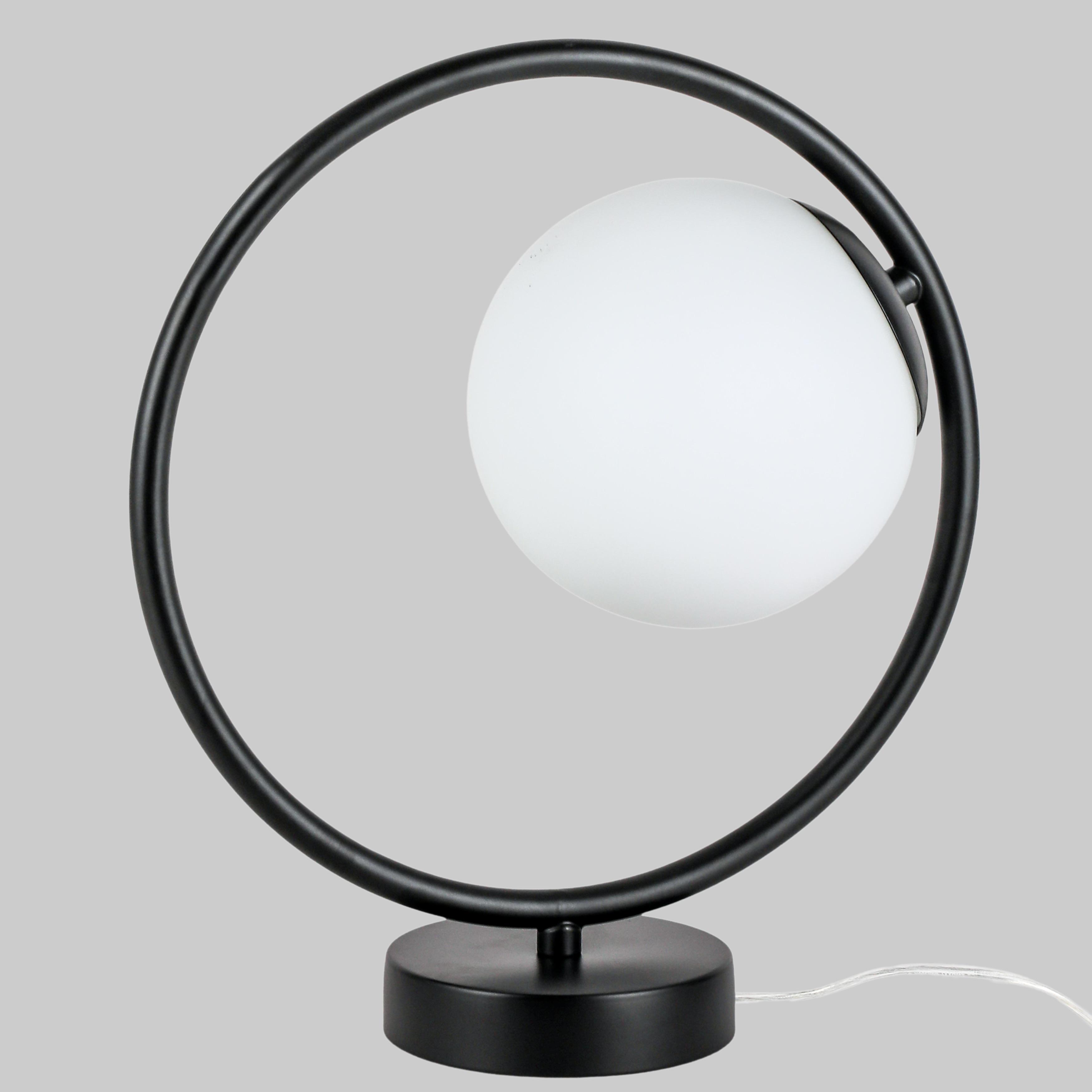 Лампа настільна/приліжкова Чорний (84-1028-1 BK+WH)