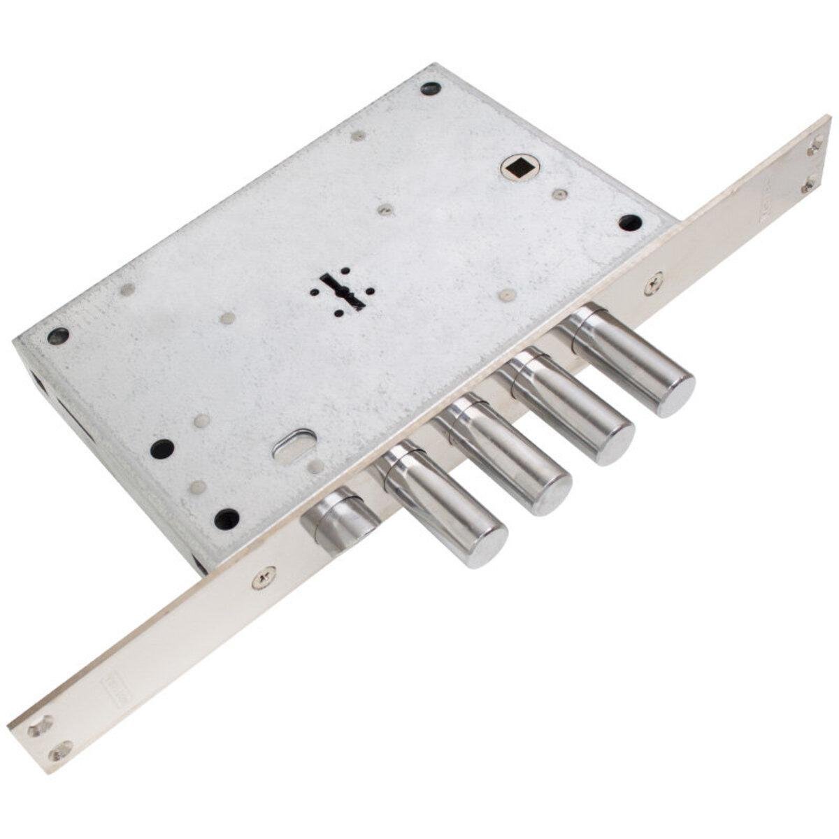 Замок Mottura 52770DM2854CR 4 ригельний з засув з хром накл