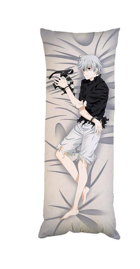 Подушка дакимакура аниме Токийский гуль Tokyo Ghoul декоративная ростовая для обнимания 30x60 см двусторонняя (1833996750)