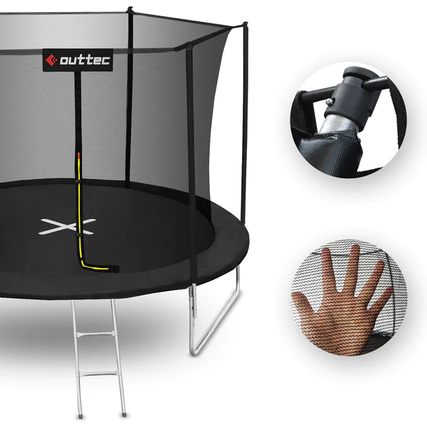 Батут Outtec Inside Net с внутренней сеткой 10 футов 305 см Черный (414503) - фото 2 Батут Outtec Inside Net с внутренней сеткой 10 футов 305 см Черный (414503) - фото 2