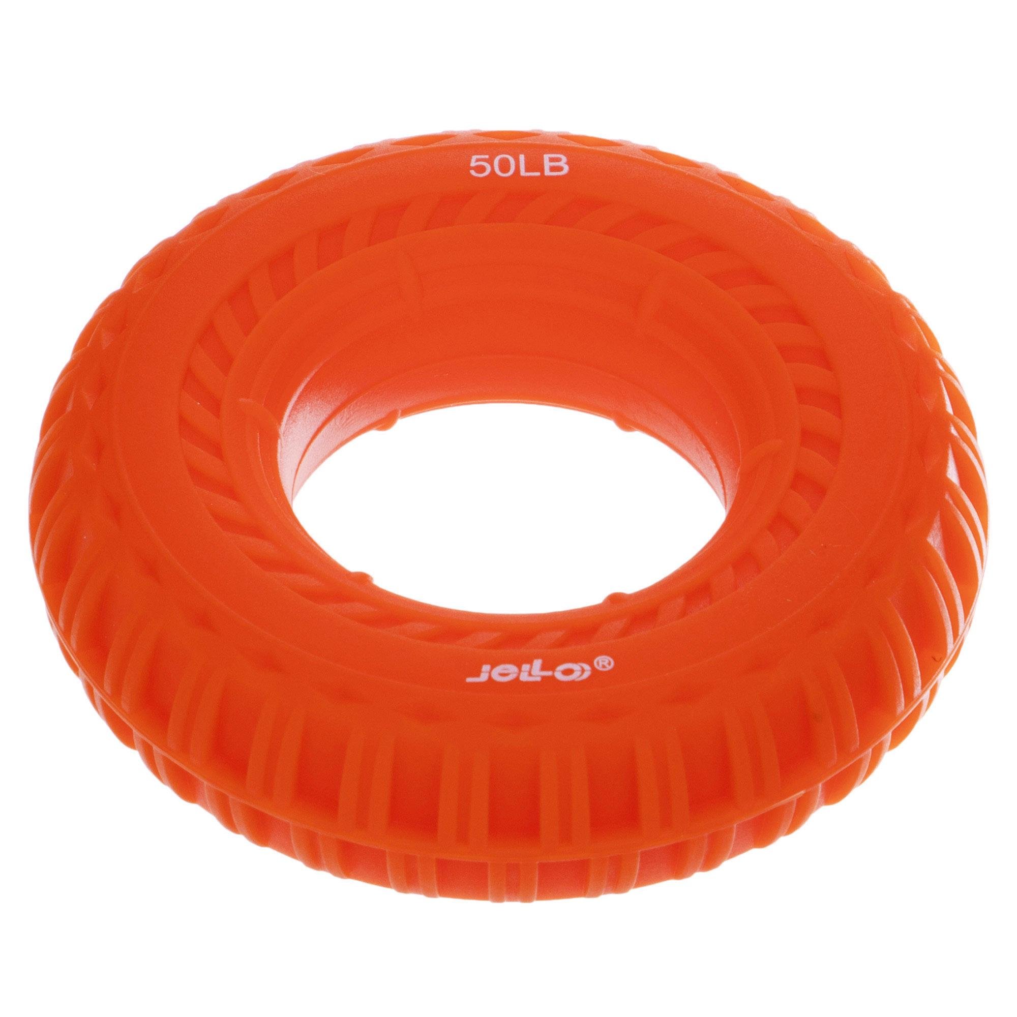 Еспандер кистьовий Кільце JELLO навантаження 22,5 кг Помаранчевий (JLA470-50LB) - фото 1