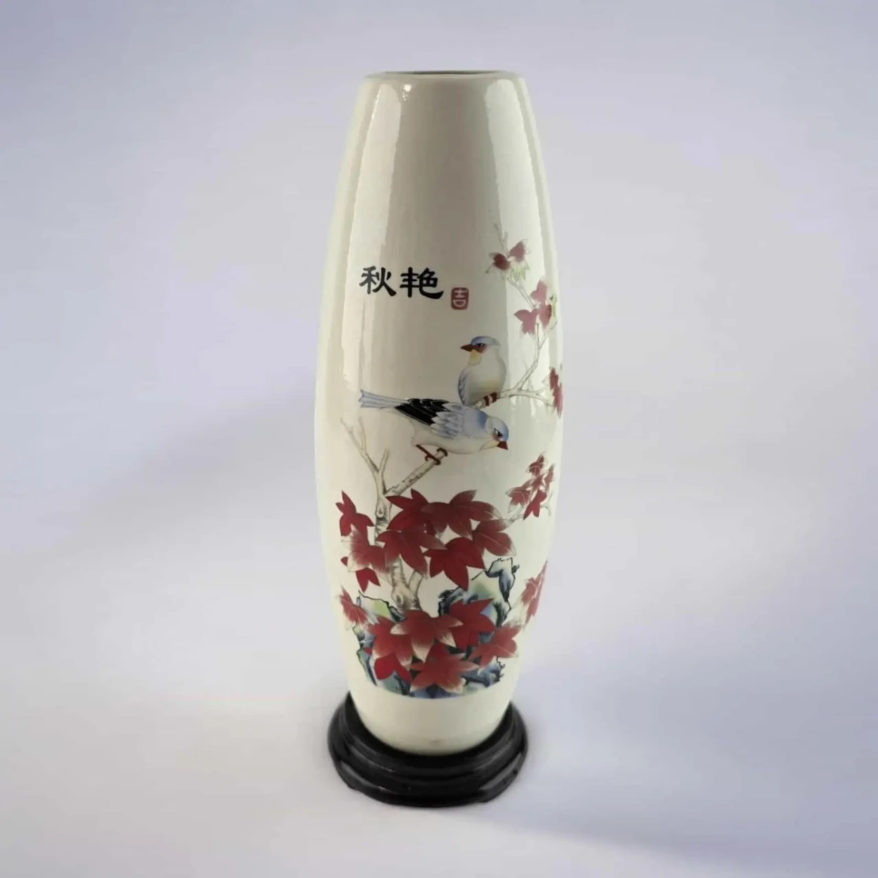 Ваза фарфоровая на подставке птицы на ветке 26х6,3х,6,3 см (32360E) - фото 5 Ваза фарфоровая на подставке птицы на ветке 26х6,3х,6,3 см (32360E) - фото 5