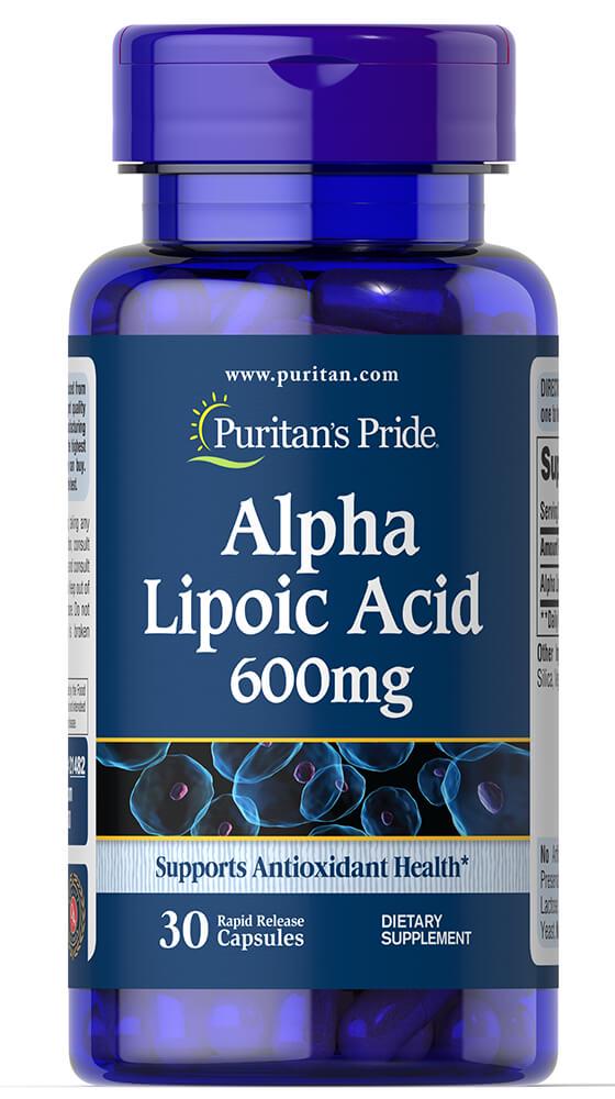Альфа-липоевая кислота Puritan's Pride Alpha Lipoic Acid 600 мг 30 Caps Альфа-липоевая кислота Puritan's Pride Alpha Lipoic Acid 600 мг 30 Caps