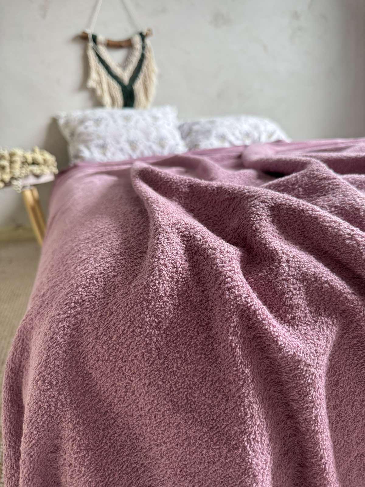 Простынь-покрывало махровое ZEINTEX MADEIRA Орхидеи хлопковое 150х220 см (26986483) - фото 3