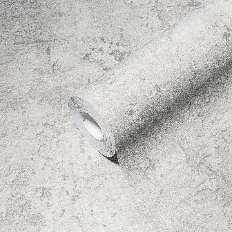 Обои флизелиновые AS Creation Attico 39220-1 винил горячего тиснения 1,06х10,05 м Серый