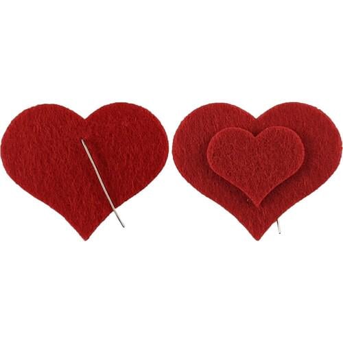 Серьги Сердечки SETA Decor 23-511RD