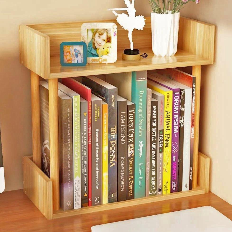 Полка книжная настольная из дерева Юнамико Карри (КПА-038303)