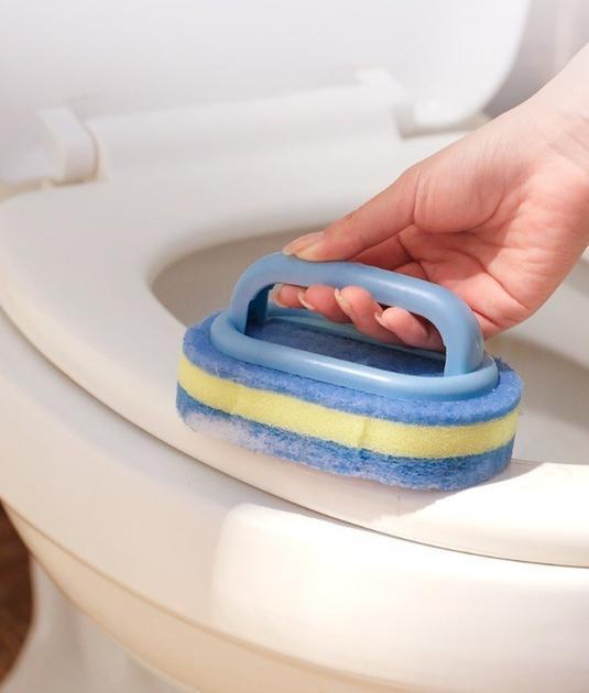 Щітка-губка з ручкою господарська 1 шт. Синій із жовтим (2362703786) - фото 5 Щітка-губка з ручкою господарська 1 шт. Синій із жовтим (2362703786) - фото 5