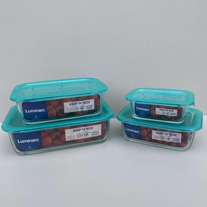 Набір контейнерів Luminarc Keep'n Box 380/820/1220/1970 мл (2243876195) - фото 3 Набір контейнерів Luminarc Keep'n Box 380/820/1220/1970 мл (2243876195) - фото 3