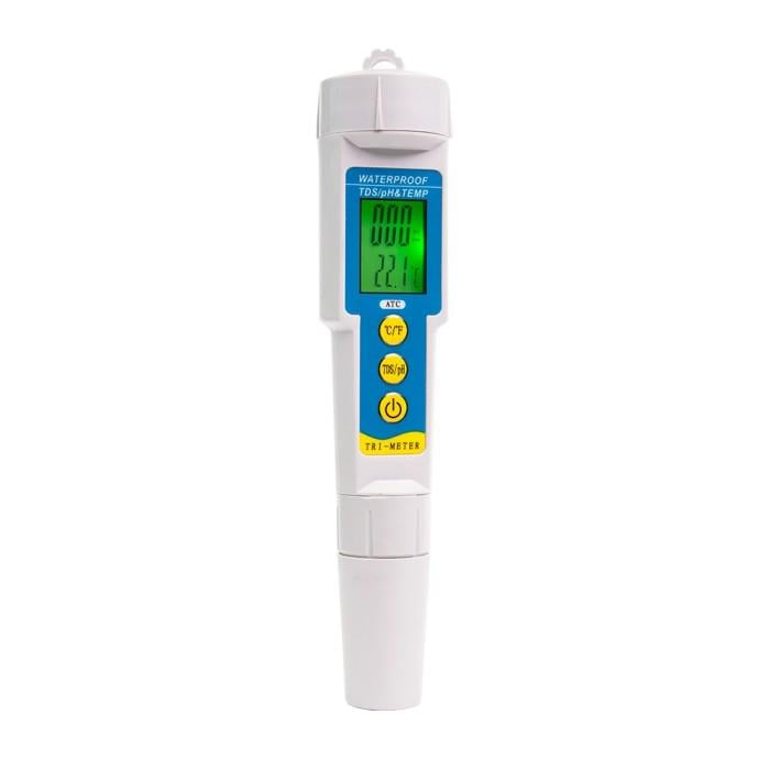 Аналізатор ґрунту рН-метр PH/TDS-986 0/14pH / 19990 ppm із солеміром - фото 1