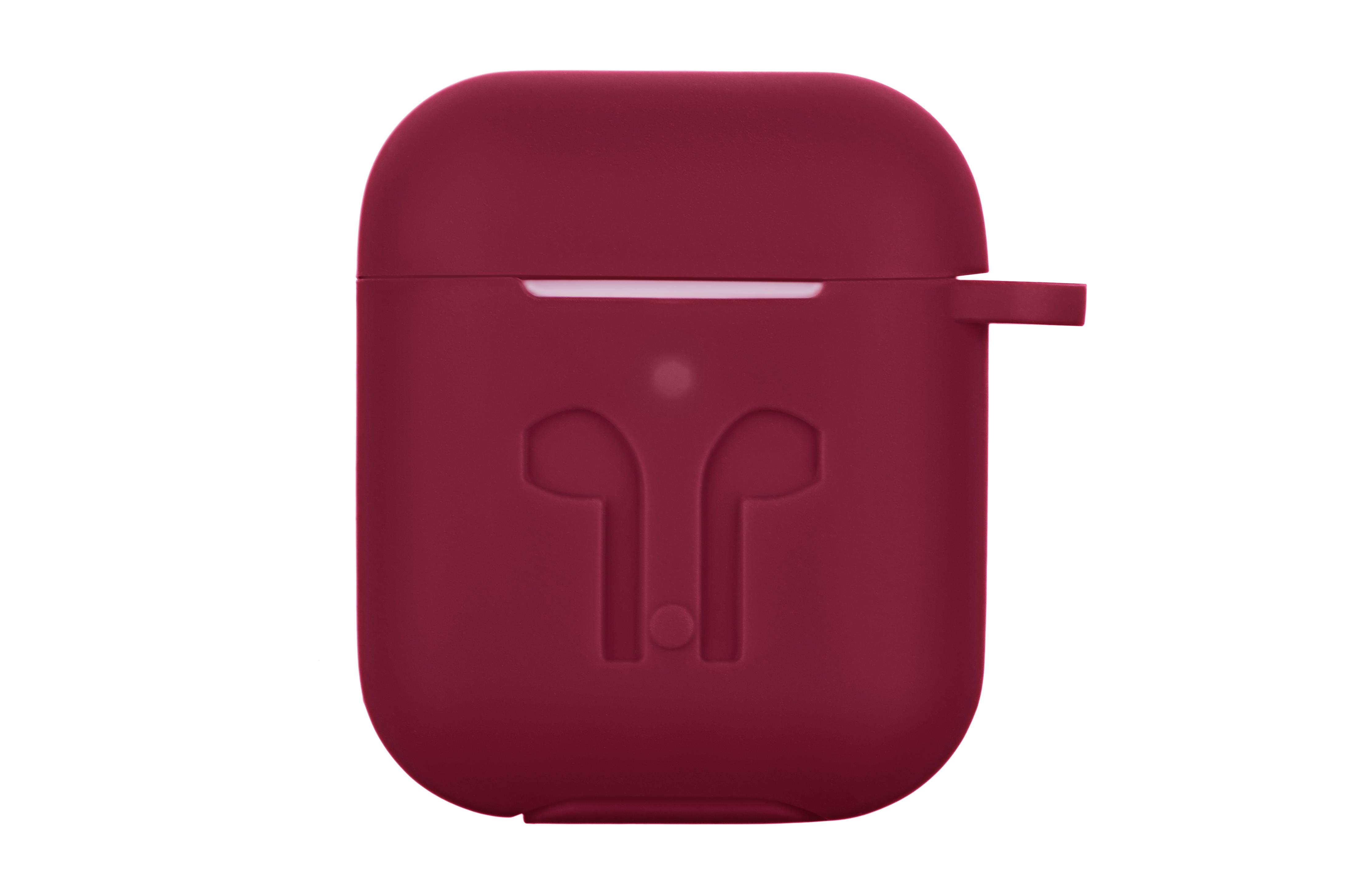 Чехол для наушников 2E для AirPods Pure Color Silicone Imprint 3 мм (ERC-2E-AIR-PODS-IBPCSI-3-M) - фото 1