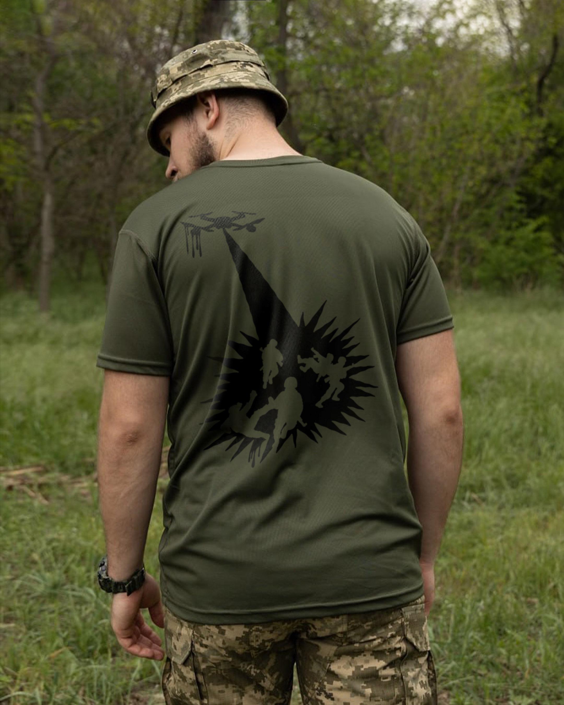 Футболка COOPERR Глаз неба 3XL CoolMax Олива (FYT-17.3.3XL)