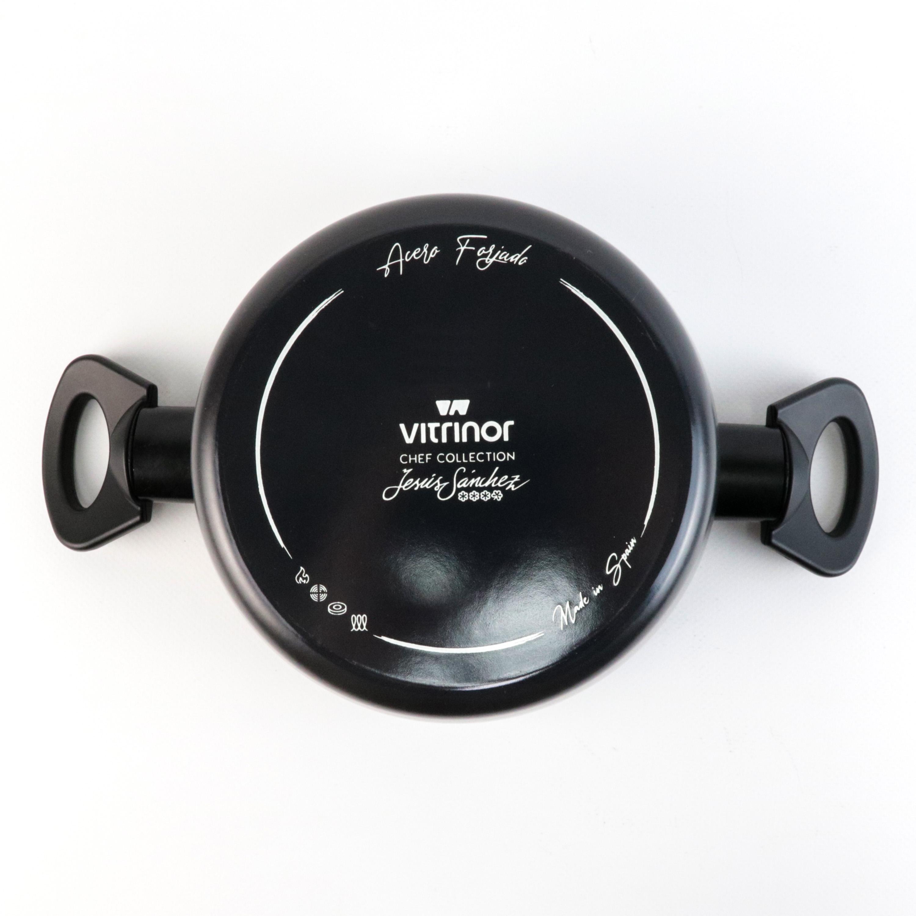 Каструля з кришкою Vitrinor CHEF COLLECTION з антипригарним покриттям 20 см 2,8 л (2112160) - фото 5 Каструля з кришкою Vitrinor CHEF COLLECTION з антипригарним покриттям 20 см 2,8 л (2112160) - фото 5