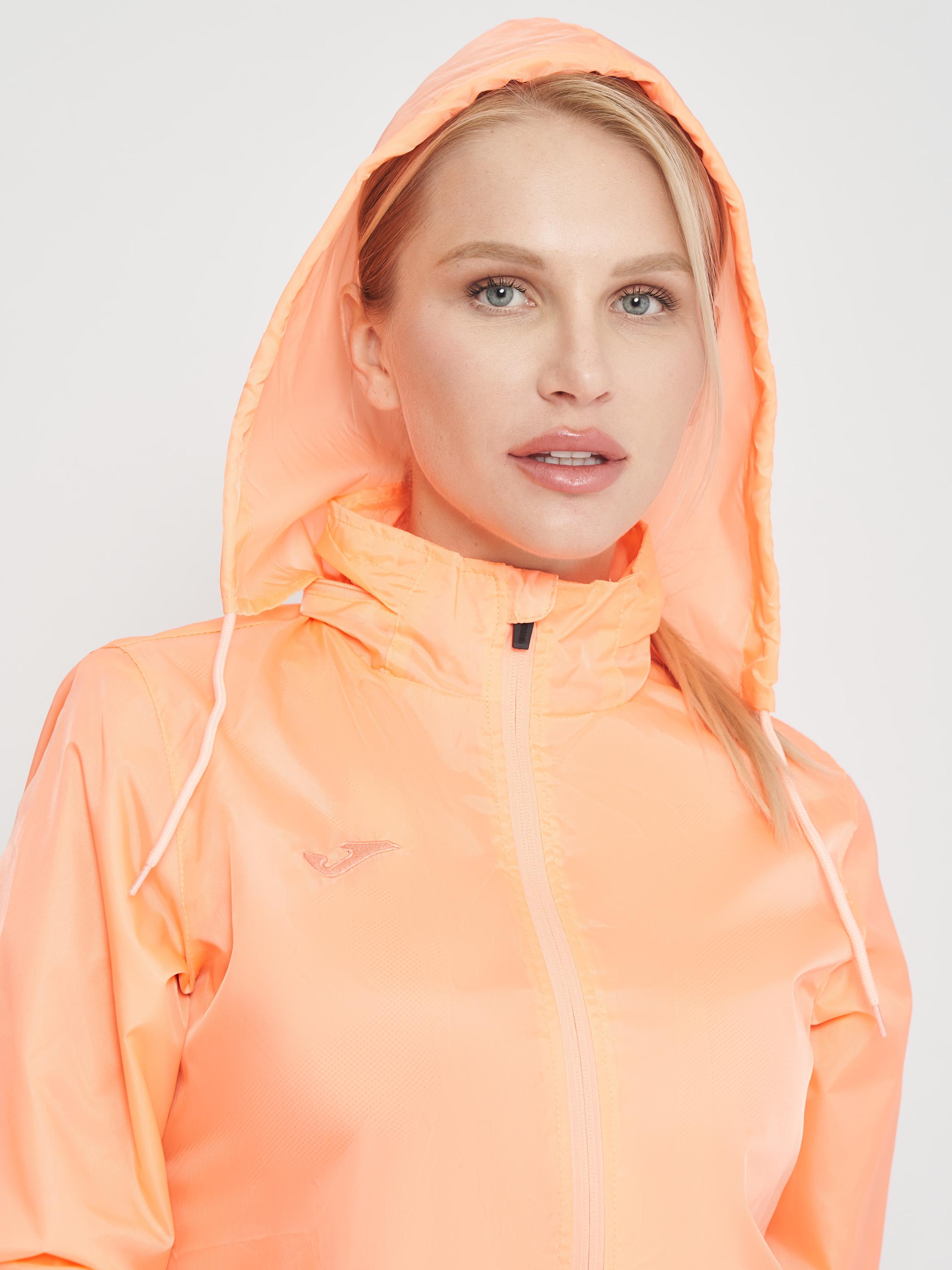 Куртка вітрозахисна Joma 900037.070 Rainjacket Galia Salmon S Woman (9995172145097) - фото 4