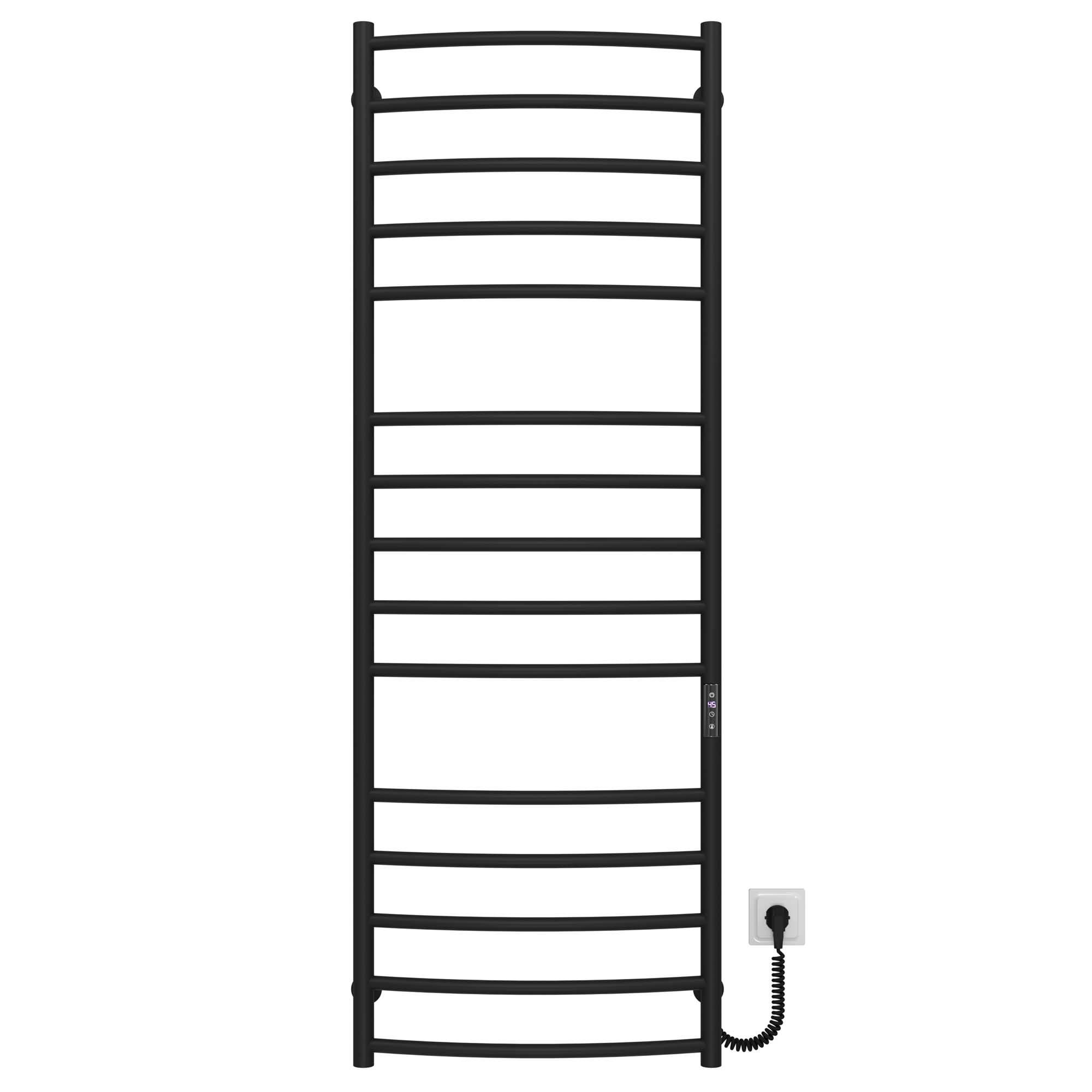 Рушникосушарка електрична Deffi Класік Еліт П15 JD03 праве підключення нержавіюча сталь 500x1500 мм Чорний (C.KE.150.50.15.E.B.R.1)