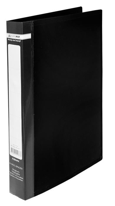 Папка Buromax на кільцях А4 25 мм поліпропілен Чорний (BM.3161-01)