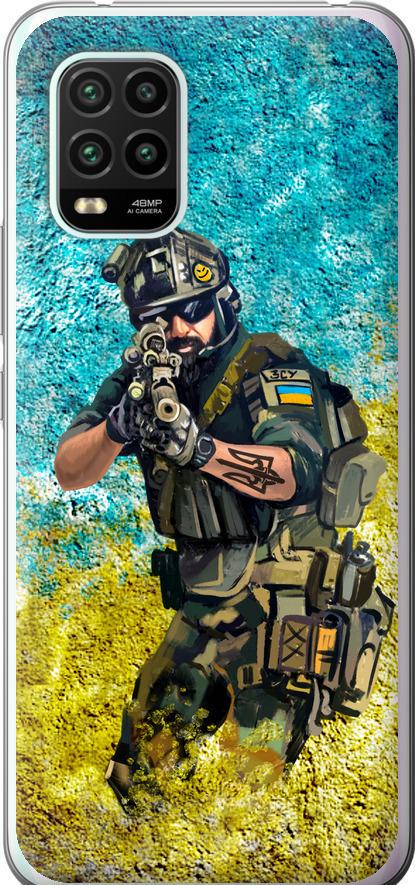 Чехол на Xiaomi Mi 10 Lite Воин ЗСУ (5311t-1924-42517)