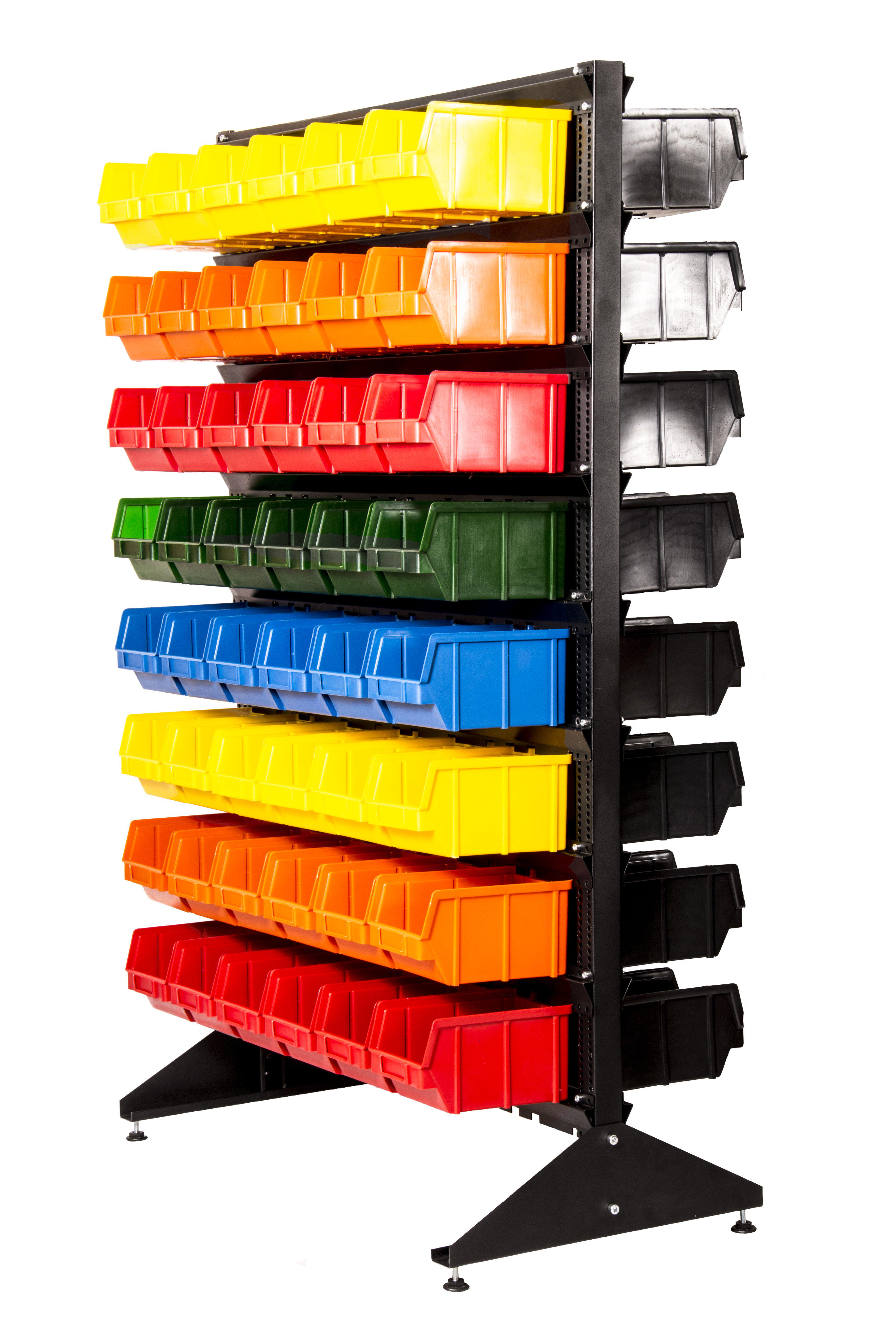 Стелаж двосторонній із ящиками під запчастини (1015) - фото 4