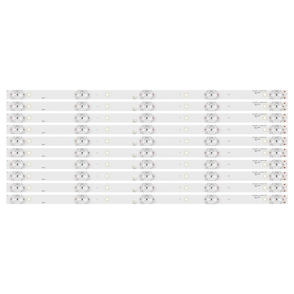 Комплект LED подсветки для TV MS-L1543 V2 A3 188-192LM CX550DLEDM AX55CRE88 LE-5529ST 55" 10 шт. (ART-13511)