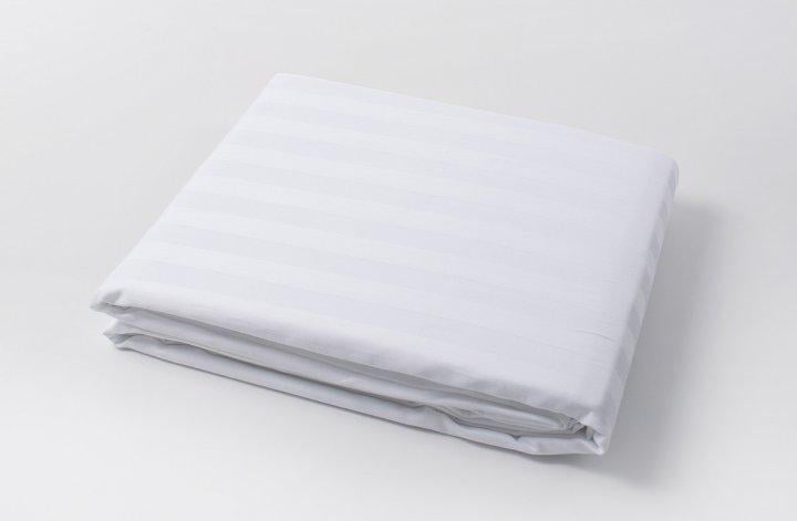 Пододеяльник Lotus Отель Сатин Страйп 1х1 160х220 Белый (2000008478328)