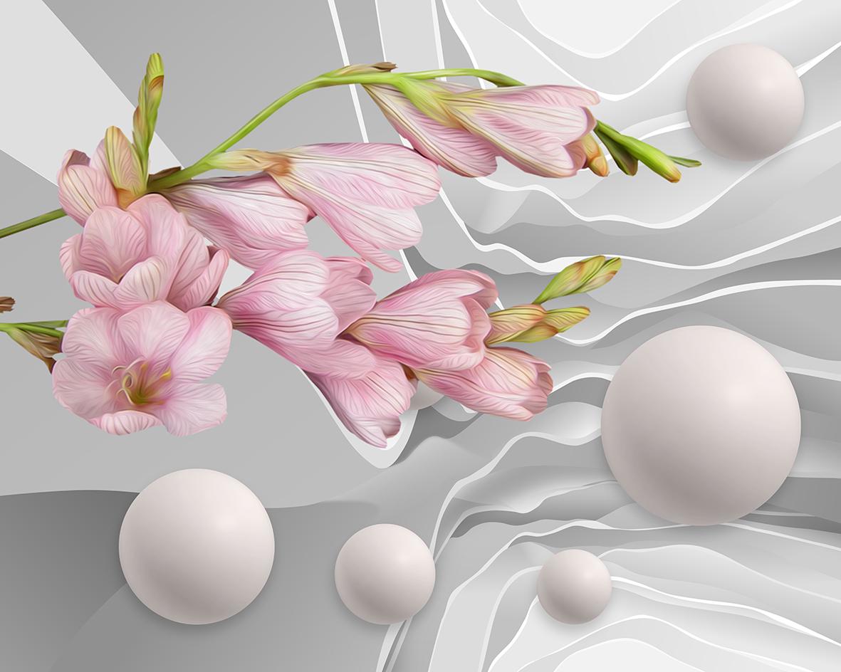 Фотообои Artside Цветы 3D 795762700