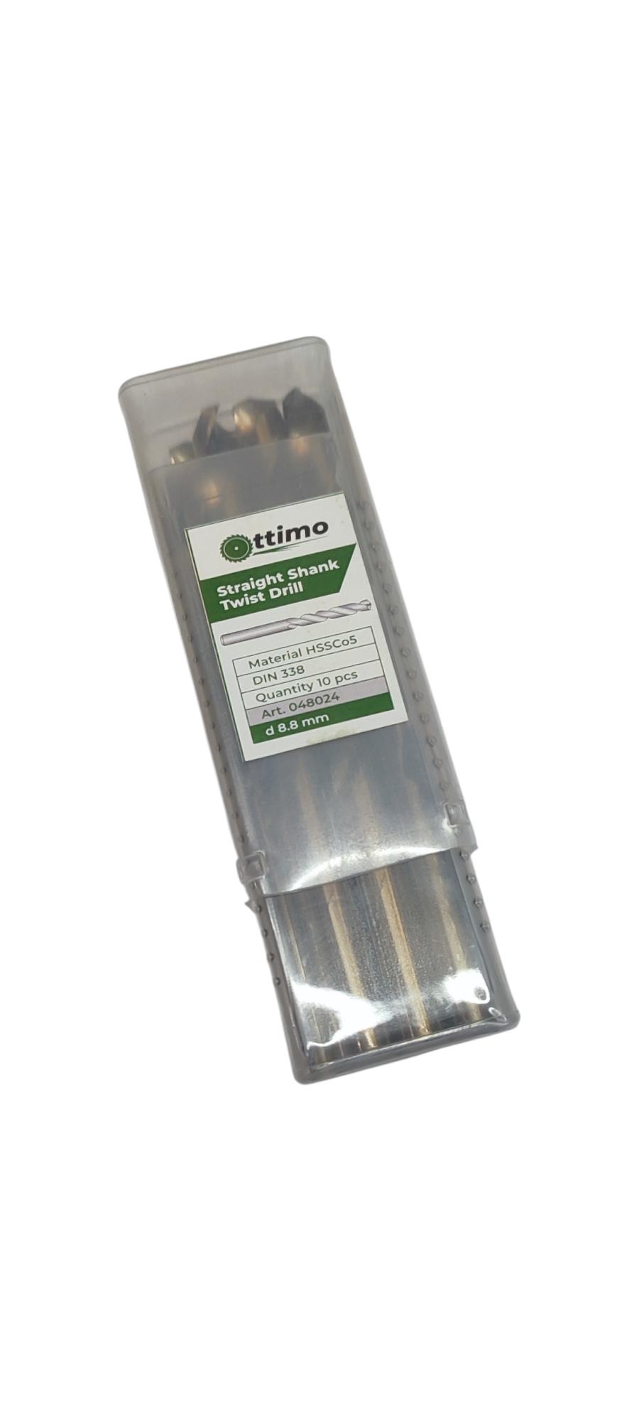 Свердло OTTIMO ц/х ф Р6М5К5 шліфоване А1 8,8 мм (048024) - фото 2