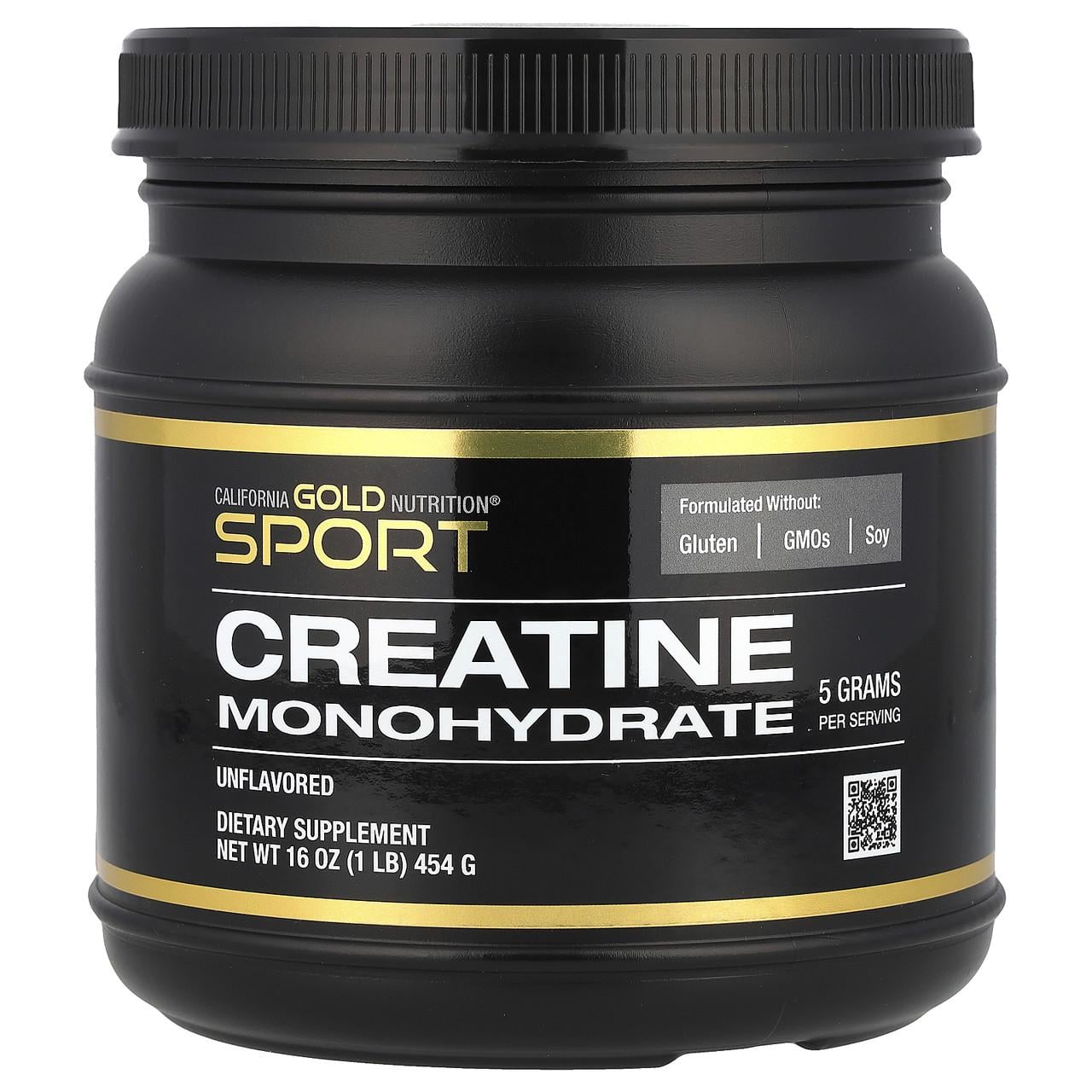 Креатин моногидрат California гold Nutrition Sport в порошке 5 г 454 г (35148749)