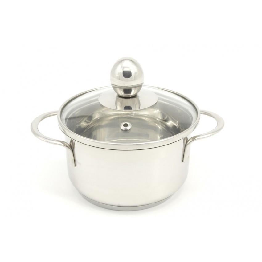 Кастрюля со стеклянной крышкой A-Plus WK-2180 12 см 0,79 л (1652342353) - фото 8 Кастрюля со стеклянной крышкой A-Plus WK-2180 12 см 0,79 л (1652342353) - фото 8