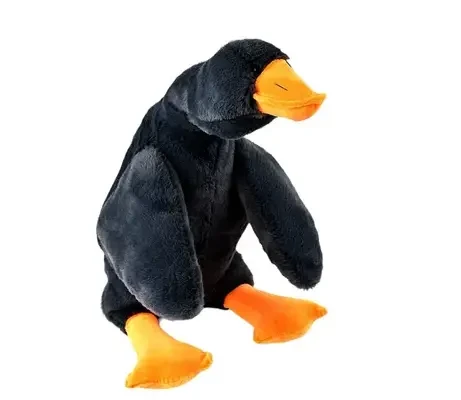 М'яка іграшка антистрес гусак обнімуся 90 см Чорний