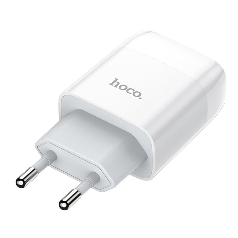 Зарядное устройство сетевое Hoco C73A Glorious Micro USB White (10440855) - фото 5