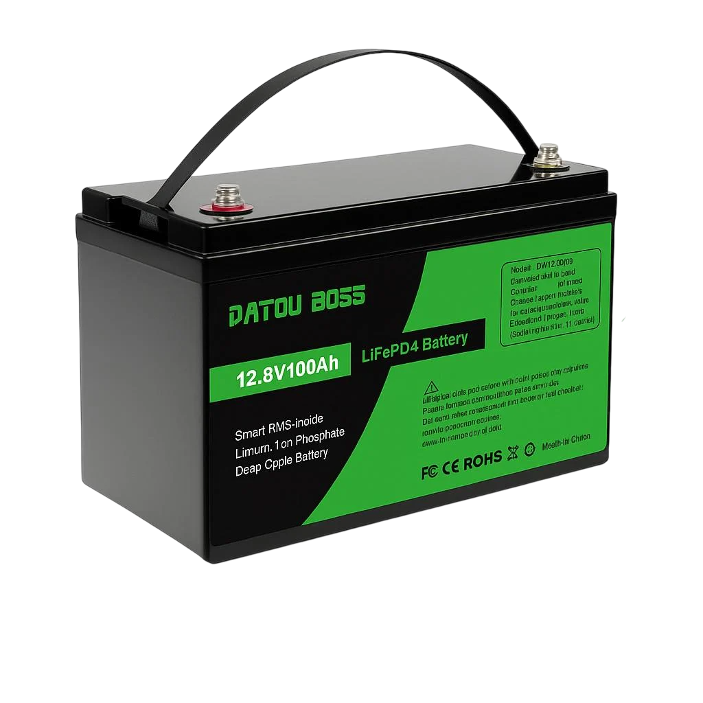 Аккумулятор LiFePO4 DATOU BOSS 12,8V 100 Ah с BMS легкий 5000-15000 циклов Аккумулятор LiFePO4 DATOU BOSS 12,8V 100 Ah с BMS легкий 5000-15000 циклов