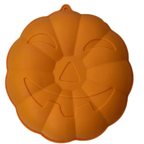 Форма для випікання Stenson MH-4408 Гарбуз із силікону фігурний 24,5x4,5 см (550265)