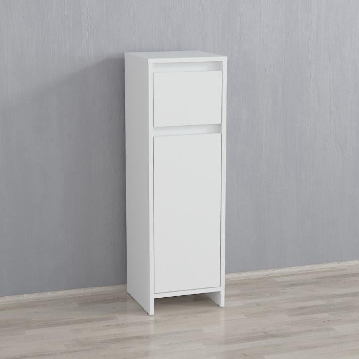 Шкаф-пенал для ванной комнаты F-117 300х300х950 мм Белый