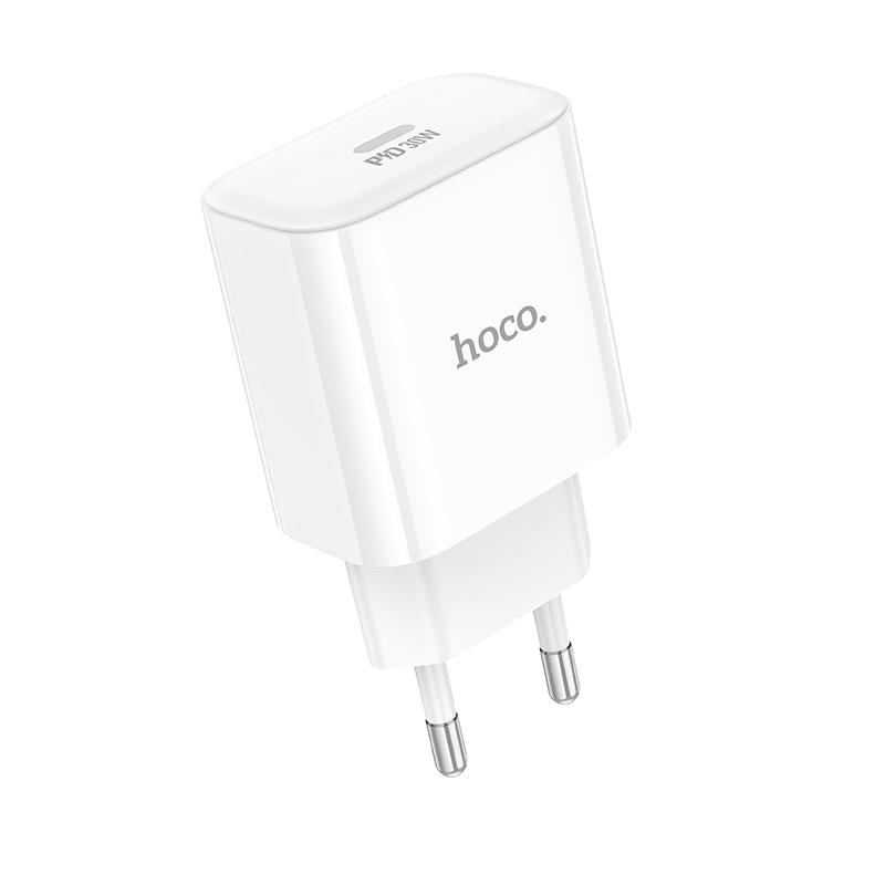 Зарядний пристрій для телефонів Hoco C76A Pro Majestic single port PD30W White (20622) Зарядний пристрій для телефонів Hoco C76A Pro Majestic single port PD30W White (20622)