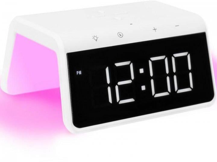 Годинник настільний смарт з функцією бездротової зарядки Gelius Pro Smart Desktop Clock Time Bridge GP-SDC01 - фото 4