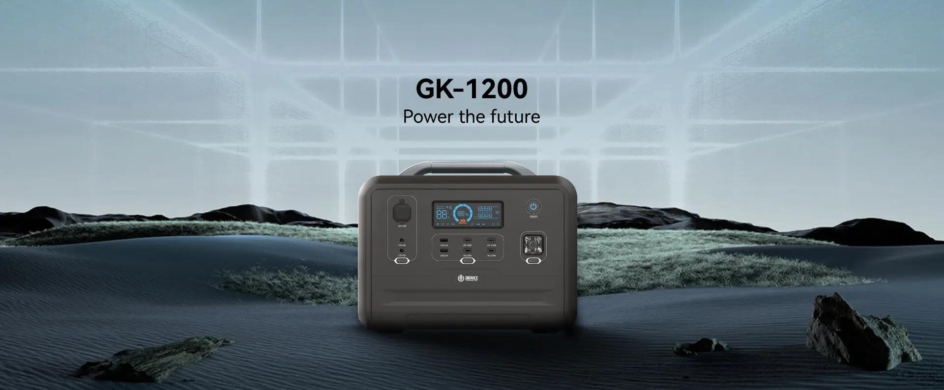 Зарядная станция GENKI GK-1200 LiFePO4 и солнечная панель 1200 W портативная - фото 6