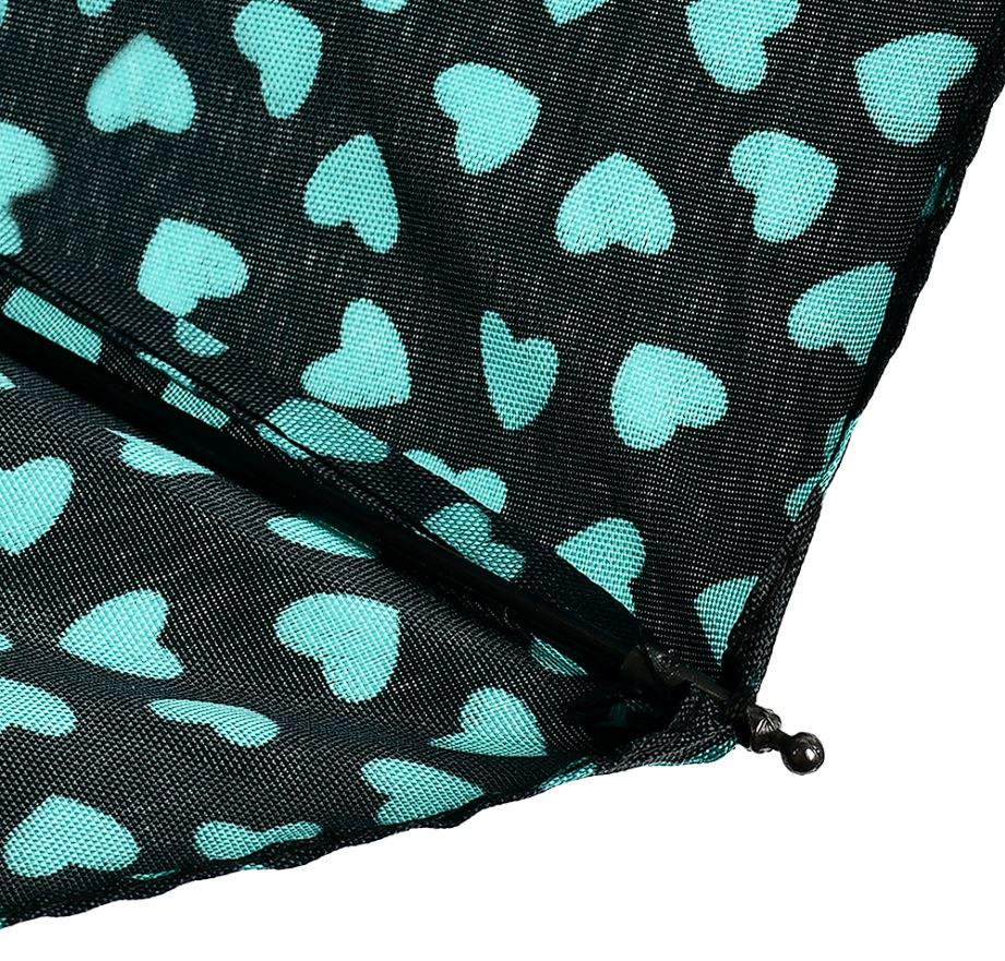 Зонтик складной автомат Hearts 8 спиц купол 110 см Green (30256) - фото 4 Зонтик складной автомат Hearts 8 спиц купол 110 см Green (30256) - фото 4