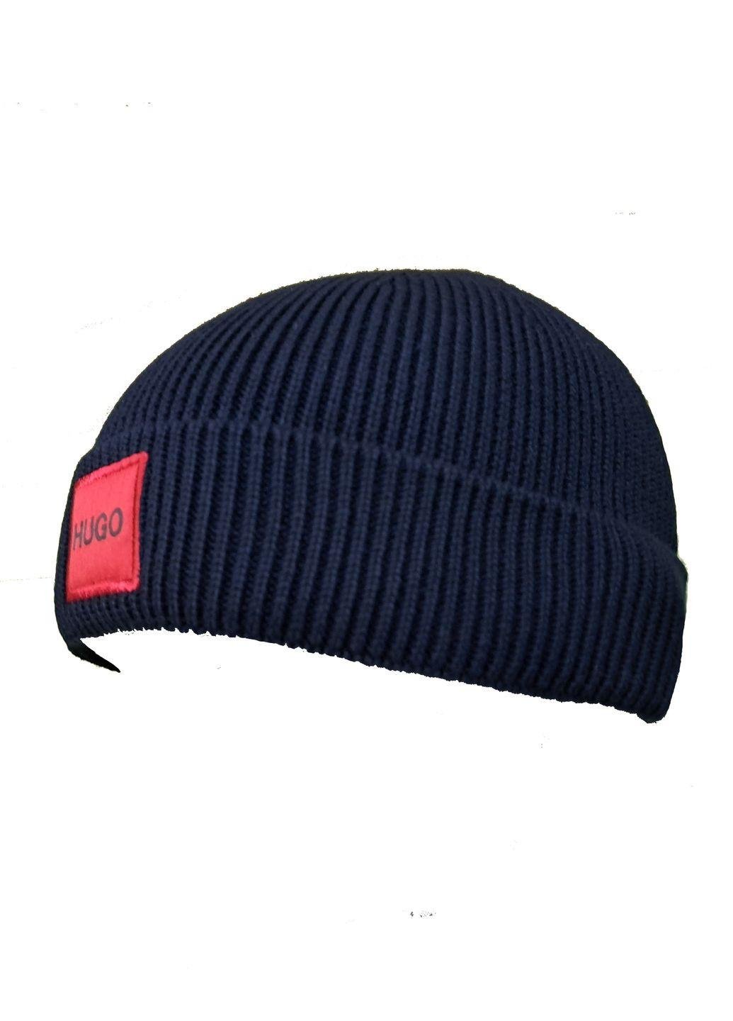 Шапка чоловіча Hugo Boss Hats Baret HB-10405 Navy Blue