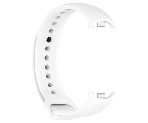 Ремешок для смарт-часов Silicone для Xiaomi Mi Band 8 Белый