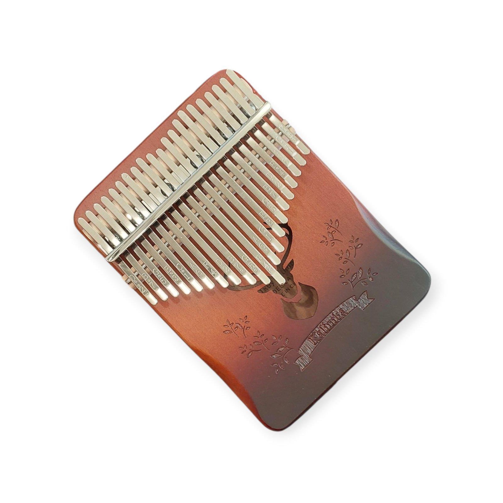 Калімба-перкусія з резонатором Зимовий Олень 21 клавіша Коричневий (K-21-26K) Калімба-перкусія з резонатором Зимовий Олень 21 клавіша Коричневий (K-21-26K)