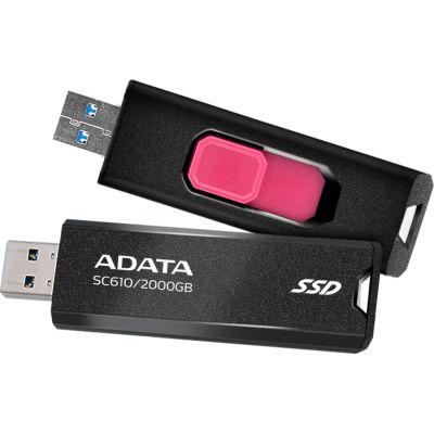 SSD-накопичувач ADATA SD610 2TB USB 3,2 (SC610-2000G-CBK/RD) - фото 5