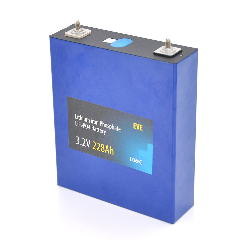 Ячейка EVE 3,2V 230AH для сборки LiFePO4 а Q4 172х53х204/220 мм (YUT_V7200)